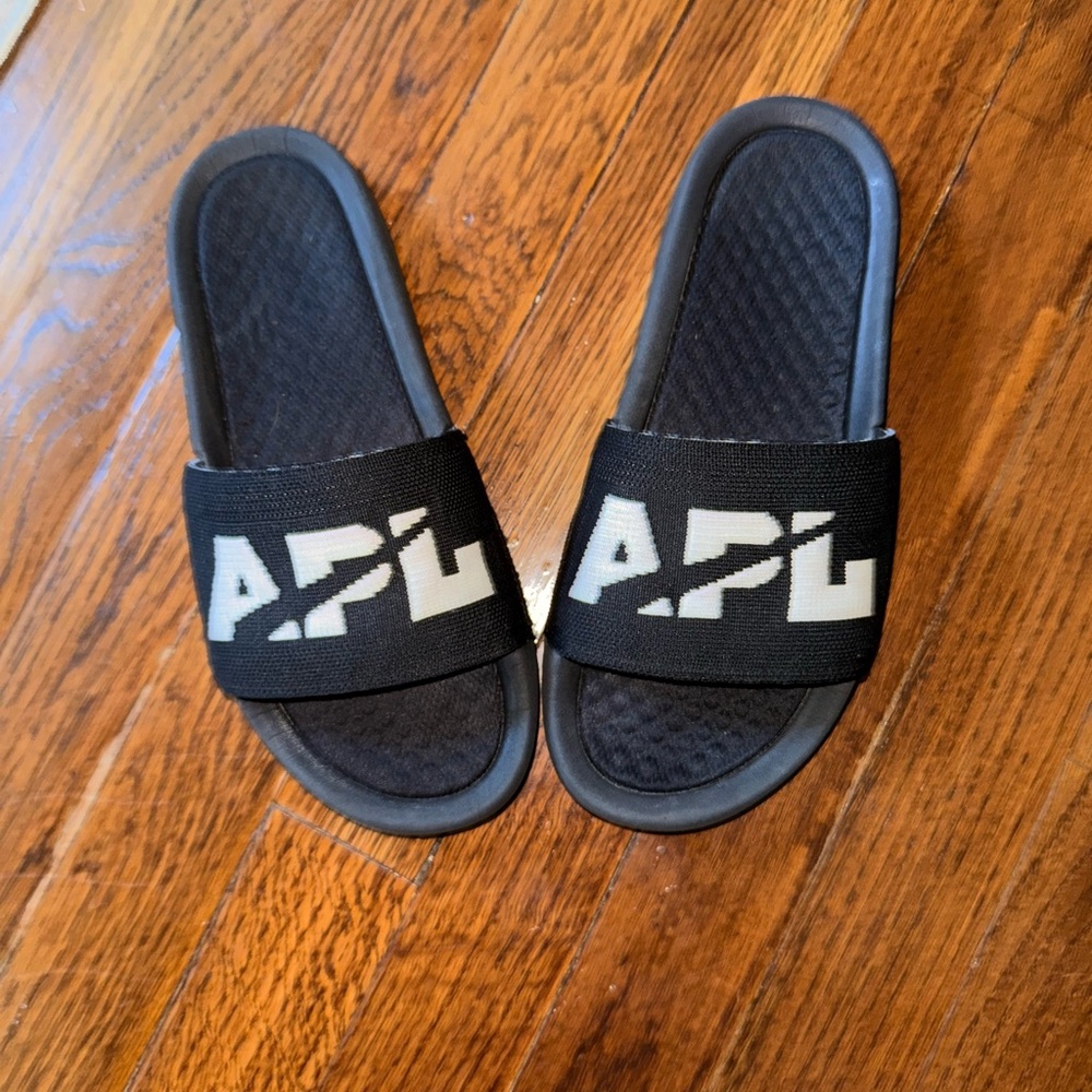 APL Black Sporty Slide Sandals